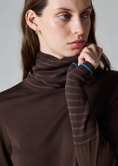 Women's Merino Wool Roll Neck Sweater